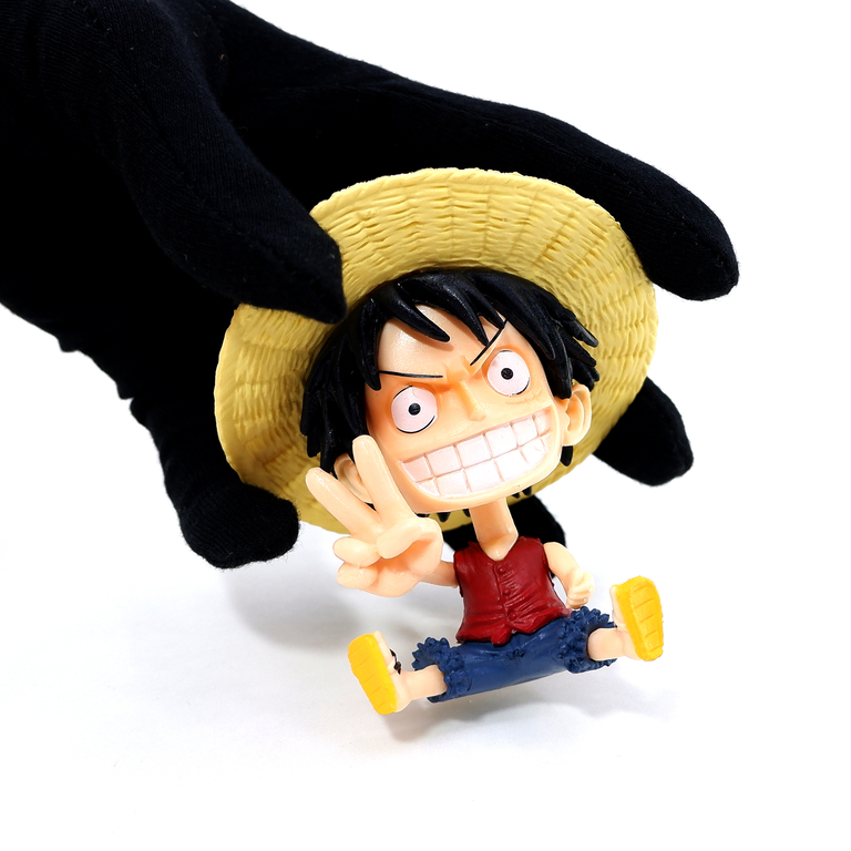 Стилизованная экшен-фигурка Луффи из аниме One Piece в подарочной коробке. + мини фигурка в подарок - Pic n 308679