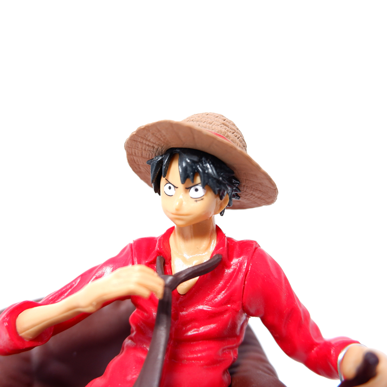 Коллекционная фигурка Луффи на кресле из аниме One Piece в подарочной коробке. + мини фигурка в подарок - Pic n 308681