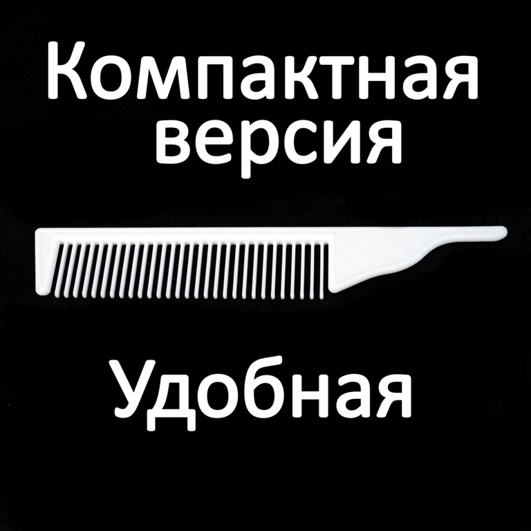 Набор Женских расчёсок с длинными зубьями средней редкости «в любую сумку». В подарочной упаковке. - Pic n 308685