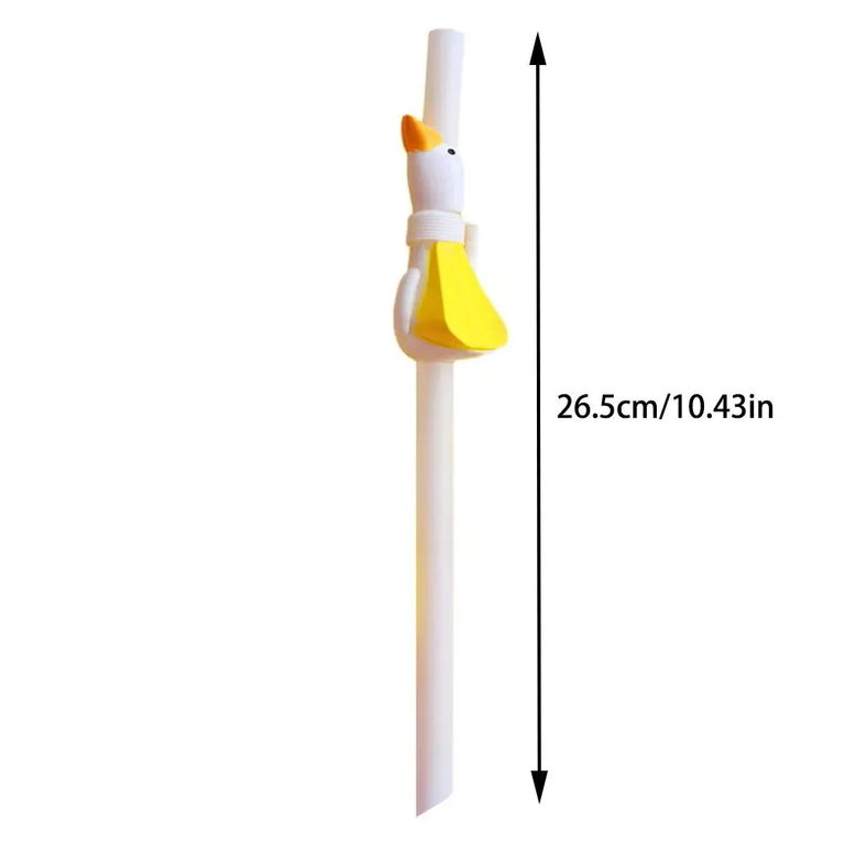 Модная длинная гусиная соломинка с кисточками, многоразовая Питьевая соломинка большого диаметра, изогнутые соломинки, толстая трубка - Pic n 308820