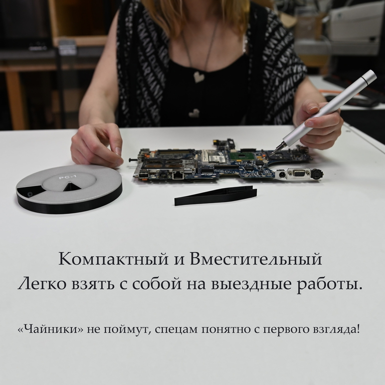 Пластиковый бокс Ø145мм для хранения винтиков ПК на 16 отделений. Органайзер с удобной, плотной вращающейся крышкой. Болтики не вываливаются! - Pic n 308832