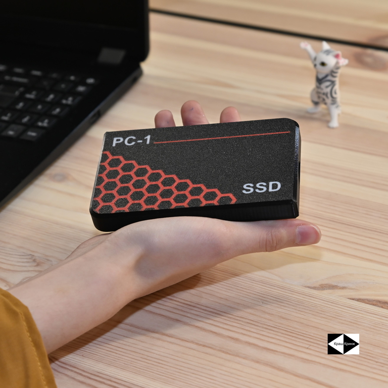 USB Внешний жесткий диск 1TB HDD SSD 2.5 дюйма. Быстрый, подходит для Игр. Воткнул в Консоль, Ноутбук, ПК и т.д. работает! Ударопрочный корпус. - Pic n 308793