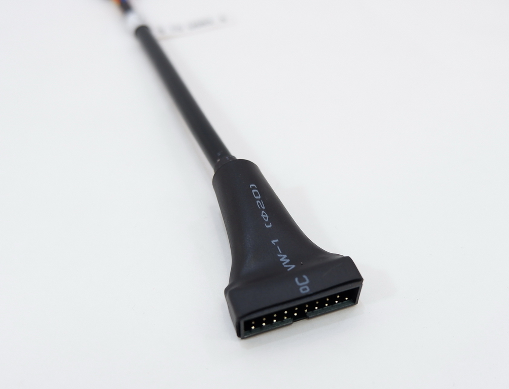 Переходник 9pin (10pin) female USB2.0 на 19pin (20pin) male USB3.0 для подключения внешних USB разъемов корпуса ПК - Pic n 308997