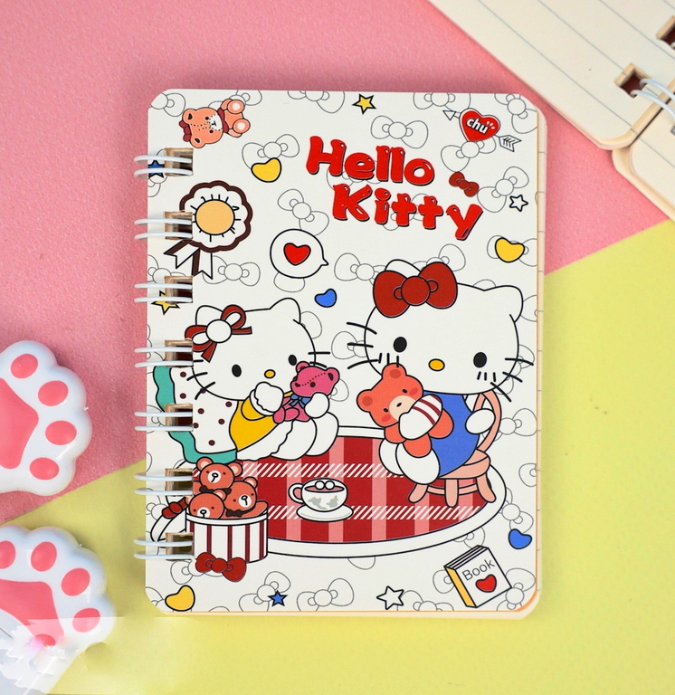 Детская Сумочка на плечо Hello Kitty из Экокожи 17х13см, в комплекте Расчёска, Заколка, Кулон, Ручка и Блокнот. В подарочной коробке! - Pic n 309082