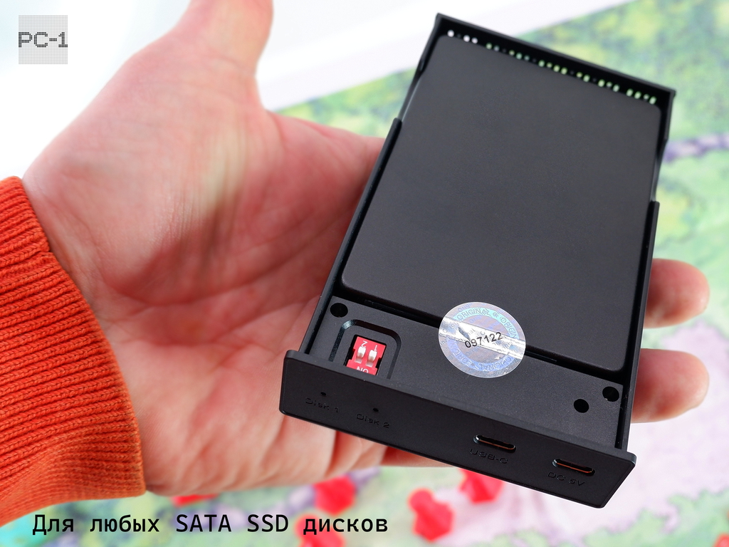 Внешний Жесткий диск 4TB SSD 2,5" USB Type-С RAID-0 Массив. Питания от USB. Алюминиевый корпус. Качество, скорость, надёжность! - Pic n 308830