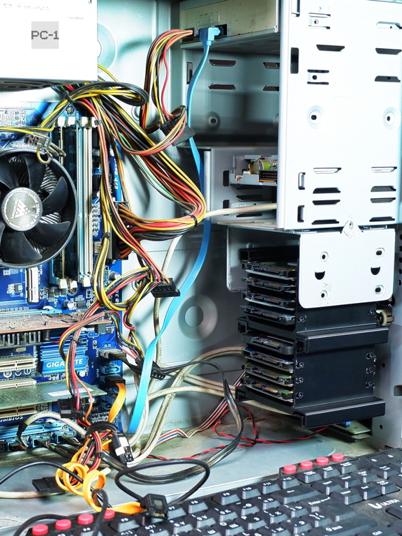 Подвесная съёмная корзина в салазки корпуса ПК ATX. Наращиваемый Модульный Кронштейн для 4шт 2.5" жестких дисков SSD или HDD в отсек 3.5 дюйма  - Pic n 309150