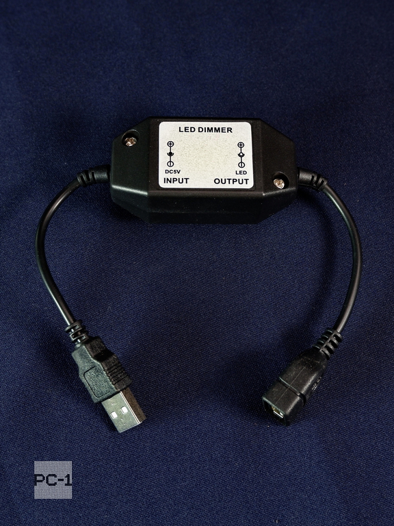 USB Светодиодный Диммер с регулятором яркости. Универсальный, для любых USB устройств без выключателя. LED Dimmer Switch DC 5V 2A - Pic n 309190