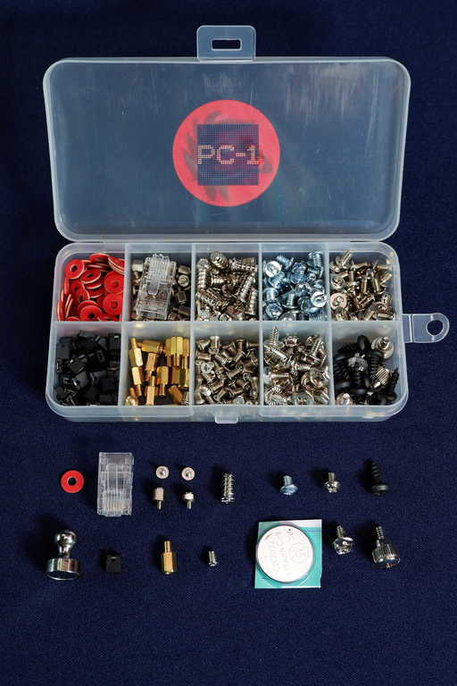 445шт. Набор крепежа для ремонта Компьютеров. Только те которые нужны! Винты, болты, саморезы для сборки комплектующих в корпус ПК. Не ржавеют - Pic n 309191