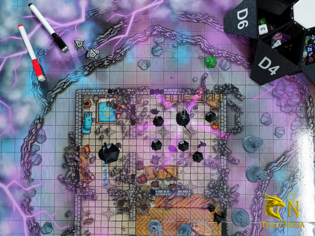 12 шт. DnD Gook Black Dungeons &amp; Dragons игровые нумерованные Пешки для настольной игры ДнД, фишки-гуки 10+2, миниатюры для НРИ.  - Pic n 309156