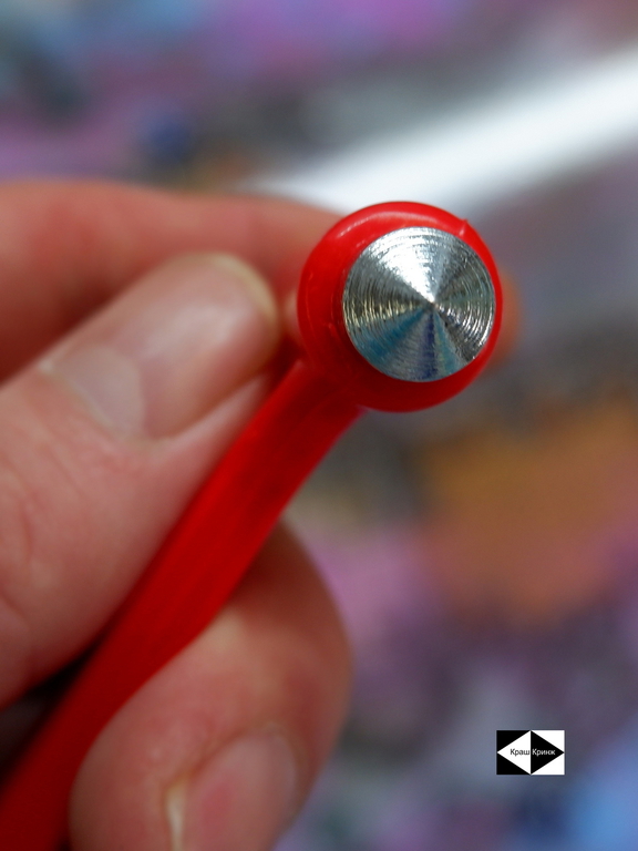 Аварийный молоток для разбивания стёкол с ножом для ремня, красный, пластик - Pic n 309207