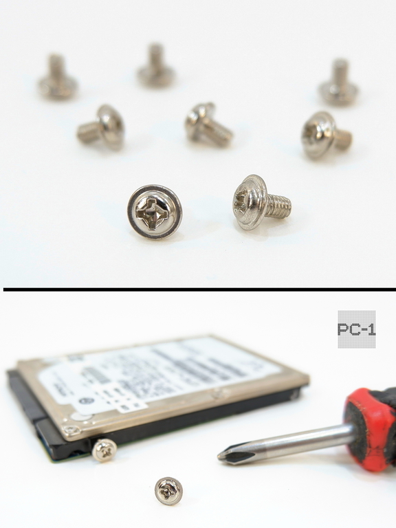 50шт. Болты m3x5mm креплений для материнских плат в корпус ПК. Стандартный компьютерный винт дюймовая резьба с шайбой головкой от PC-1 - Pic n 309010