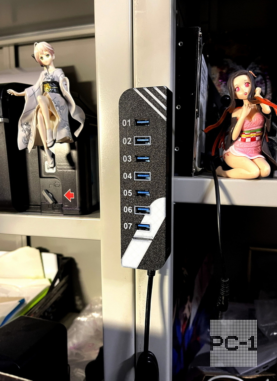 USB3.0 Хаб разветвитель на 7 портов с блоком питания 5В/3А. Концентратор HUB используется одновременно для 7 флешек, внешних хардов и для зарядки. - Pic n 309250