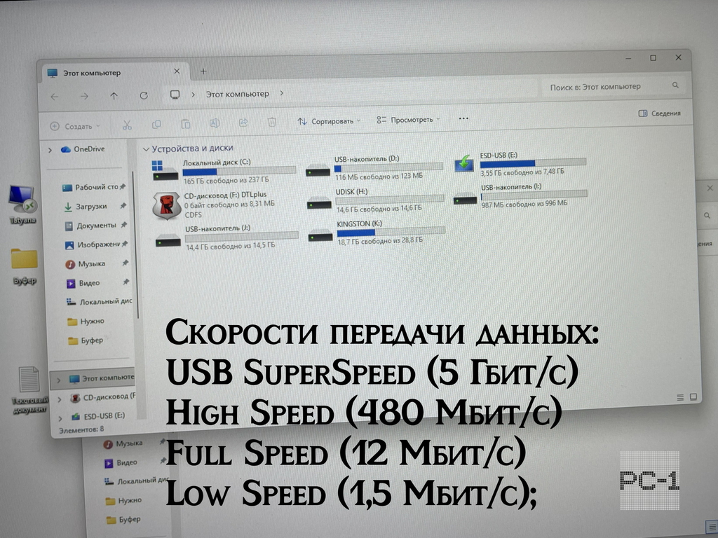 USB3.0 Хаб разветвитель на 7 портов с блоком питания 5В/3А. Концентратор HUB используется одновременно для 7 флешек, внешних хардов и для зарядки. - Pic n 309250