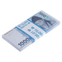 Пачка купюр 1000 Южно-корейских вон, 1000 KRW - Pic n 308582