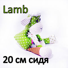 Комплект Мягкая игрушка “Cow” 30 см + Мягкая игрушка “Lamb” 30 см. Для детей и взрослых. Высокое качество! Сертификат. Высота 30 см. - Pic n 308665