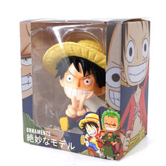 Стилизованная экшен-фигурка Луффи из аниме One Piece в подарочной коробке. + мини фигурка в подарок - Pic n 308679