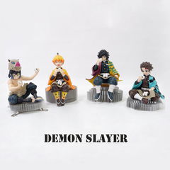 Фигурка Клинок рассекающий демонов Зеницу Агацума Demon Slayer 14см. В подарочной коробке. - Pic n 308682