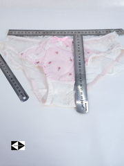 Трусы для Аниме косплея xllx. Pantsu розовые шифоновые кружевные трусики. Размер S/M (42–44) - Pic n 308756