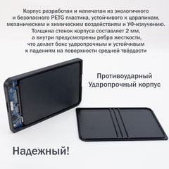 USB Внешний жесткий диск 1TB HDD SSD 2.5 дюйма. Быстрый, подходит для Игр. Воткнул в Консоль, Ноутбу