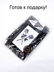 Колготки Сексуальные Паутина в крупную сетку. Лего тянутся. Отлично смотрятся! + Тату Черные Розы. В подарочной упаковке. - Pic n 308779