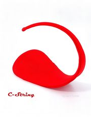 C-strings Трусы без лямок под одежду / Пляж стринги для загара / стринги для стриптизерш / Трусики невидимки / Цвет красный