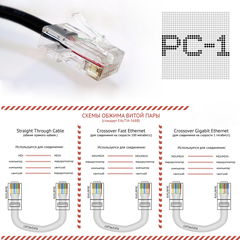 10шт. Универсальный Коннектор обжимной RJ-45 для витой пары UTP 5/6 категории. Разъем 8P8C  - Pic n 308966