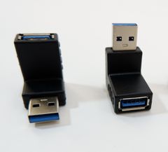 PC-1 Угловой адаптер UP 90 градусов USB3.0 на USB3.0. Направление Вверх. Lля установки аппаратуры близко к стене - Pic n 308989