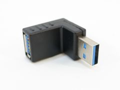 PC-1 Угловой адаптер Down 90 градусов USB3.0 на USB3.0 Направление Вниз. Нужен для установки аппаратуры близко к стене - Pic n 308990