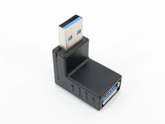 PC-1 Угловой адаптер Down 90 градусов USB3.0 на USB3.0 Направление Вниз. Нужен для установки аппаратуры близко к стене - Pic n 308990