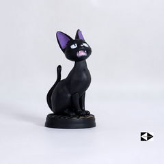 Фигурка Черный кот ДзиДзи №6 из Аниме Ведьмина служба доставки. В Подарок Стикеры, Значок, Кольцо! - Pic n 309069