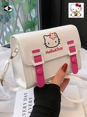 Детская Сумочка на плечо Hello Kitty из Экокожи 17х13см, в комплекте Расчёска, Заколка, Кулон, Ручка и Блокнот. В подарочной коробке! - Pic n 309082