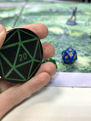 Жетоны вдохновения для ДнД “D20 Color”, Токены К20, Фишки для НРИ. Прочные, пластиковые. - Pic n 309126