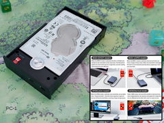 Внешний Жесткий диск 2TB HDD 2,5" USB Type-С RAID-0 Массив с двумя хардами по 1TB. Алюминиевый корпус. Качество, надёжность! - Pic n 309157