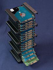 Подвесная съёмная корзина в салазки корпуса ПК ATX. Наращиваемый Модульный Кронштейн для 4шт 2.5" жестких дисков SSD или HDD в отсек 3.5 дюйма  - Pic n 309150
