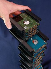 Подвесная съёмная корзина в салазки корпуса ПК ATX. Наращиваемый Модульный Кронштейн для 4шт 2.5" жестких дисков SSD или HDD в отсек 3.5 дюйма  - Pic n 309150