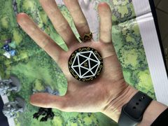 7шт. «DnD D20 Premium» Подземелья и драконы Жетоны вдохновения. Токены К20, Фишки атрибуты мастера ДнД.  - Pic n 309127