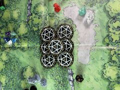 7шт. «DnD D20 Premium» Подземелья и драконы Жетоны вдохновения. Токены К20, Фишки атрибуты мастера ДнД. 