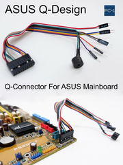 21см Q-CONNECTOR Front Panel Jamper. Удлинитель контактов фронт панели PLED, SPEAKER, IDE LED, PWRSW, RESET на материнской плате ПК.  - Pic n 309196