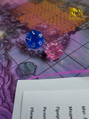 DnD Поле игровое НРИ 60x84см сетка 25х25мм «Мистический дом на горе» для боевых сцен, самоклеящееся ламинированное - Pic n 309202