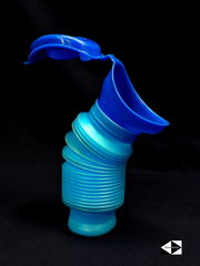 Писсуар автомобильный, складной портативный, многоразовый для мужчин 750 мл + Аварийный молоток в подарок! - Pic n 309206