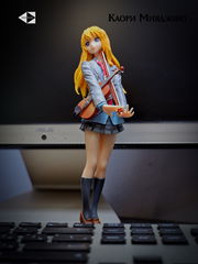 Ну вот, опять плакать... Фигурка Kaori Miyazono 20см скрипка, эмоции, аниме Your Lie in April + подарок статуэтка сюрприз - Pic n 309229