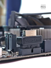 Переходник U319-TypeE с 19pin USB3.0 на 20pin USB-C Female адаптер PH73S позволяет подключить USB Type-C от корпуса в колодку USB на мат. плате ПК - Pic n 309246