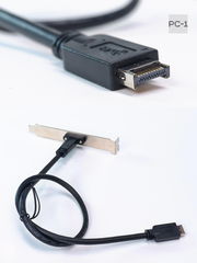 USB 3.2 USB-C Планка на заднюю панель ПК в IDC-разъем Type-E 20 Гбит на материнской плате - Pic n 309247